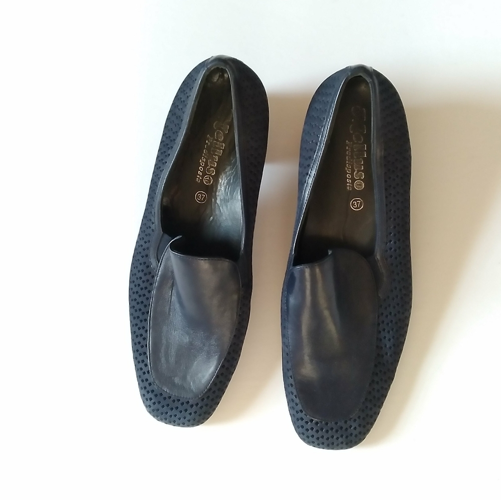 Melluso Vero Cuoio Women Loafers Dark Blue